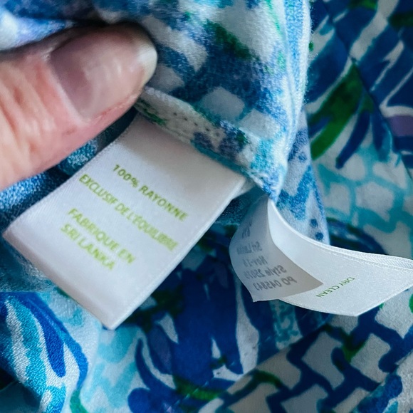 Lilly Pulitzer Jane Shift Dress Blue White - Picture 3 of 6